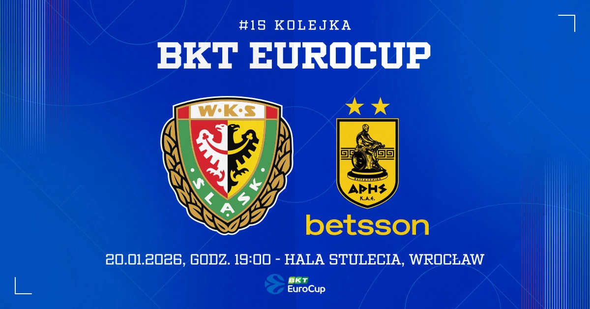 WKS Śląsk Wrocław vs Aris Thessaloniki Betsson