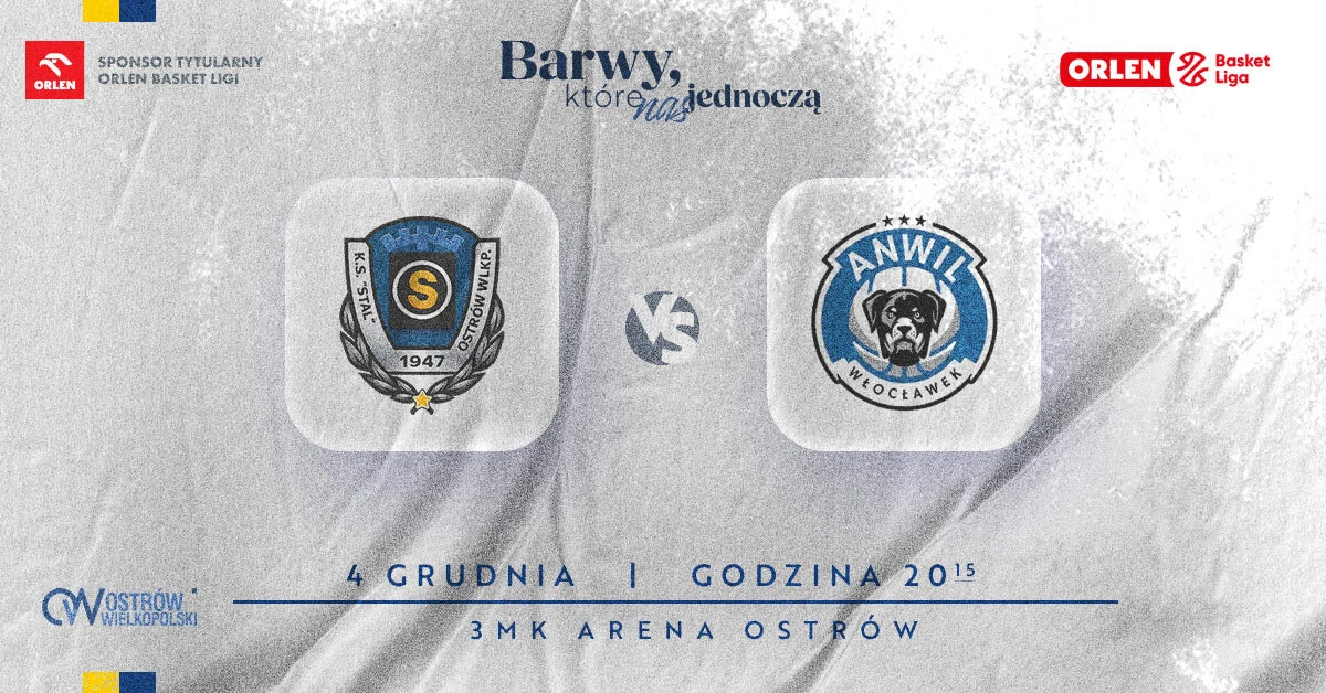 Tasomix Rosiek Stal Ostrów Wielkopolski vs Anwil Włocławek