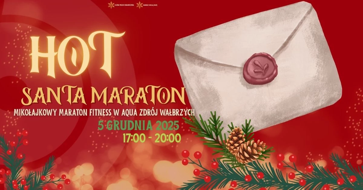 HOT SANTA MARATON - Mikołajkowy Maraton Fitness w Aqua Zdrój