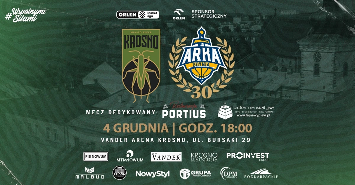 Miasto Szkła Krosno vs AMW Arka Gdynia
